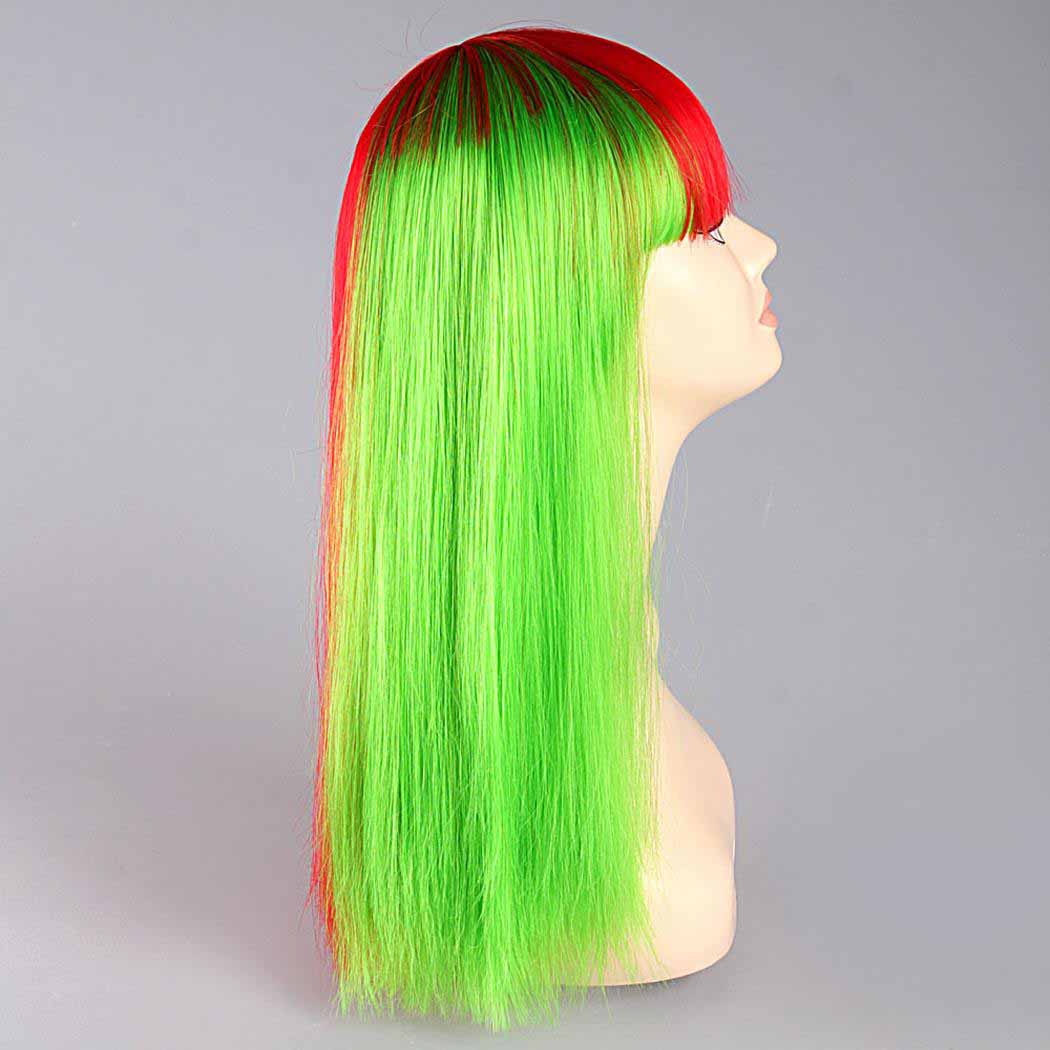 flagwigs, football wigs, fan wigs, afro wigs, mullet wigs, bob wigs, euro wigs,  premier league wigs,Portugal Long Wig 