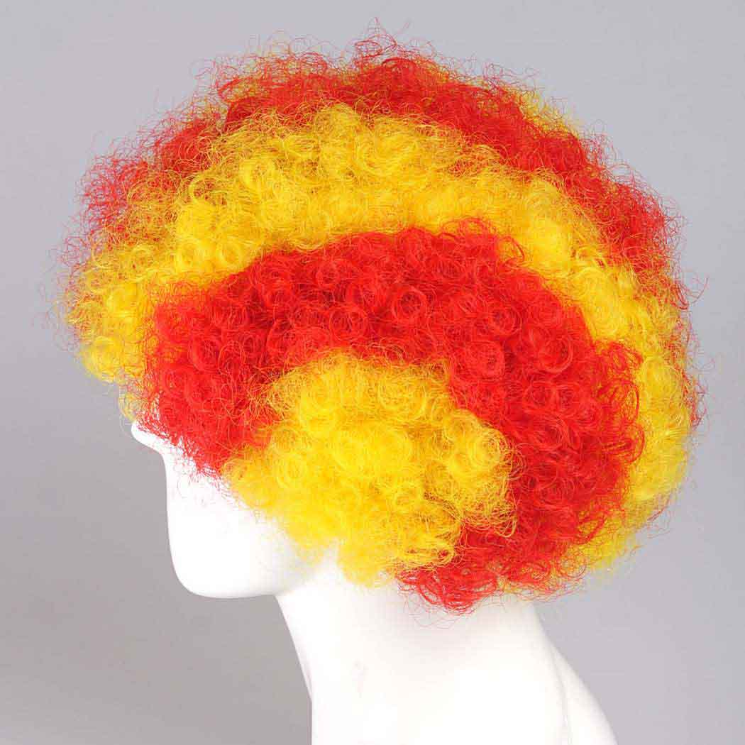 flagwigs, football wigs, fan wigs, afro wigs, mullet wigs, bob wigs, euro wigs,  premier league wigs,Southampton Afro Wig