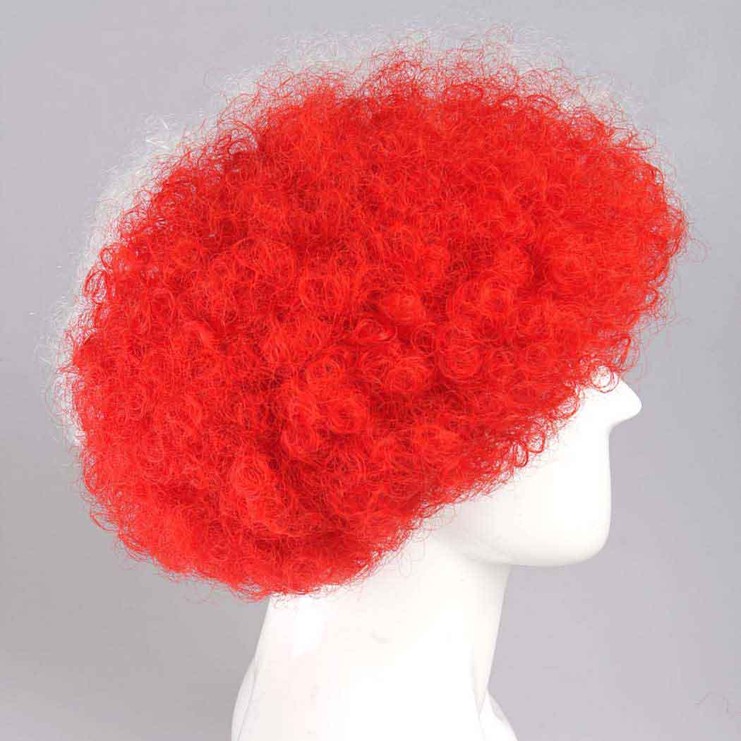 flagwigs, football wigs, fan wigs, afro wigs, mullet wigs, bob wigs, euro wigs,  premier league wigs,Stoke City Afro Wig