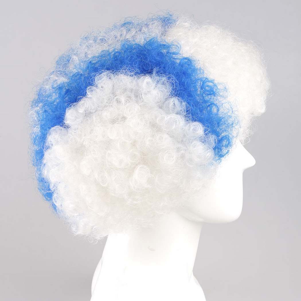 flagwigs, football wigs, fan wigs, afro wigs, mullet wigs, bob wigs, euro wigs,  premier league wigs,Tottenham Hotspur Afro Wig