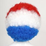 flagwigs, football wigs, fan wigs, afro wigs, mullet wigs, bob wigs, euro wigs,  premier league wigs,Holland Afro Wig 