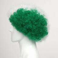 flagwigs, football wigs, fan wigs, afro wigs, mullet wigs, bob wigs, euro wigs,  premier league wigs,Nigeria Afro Wig 