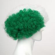 flagwigs, football wigs, fan wigs, afro wigs, mullet wigs, bob wigs, euro wigs,  premier league wigs,Italy Afro Wig 