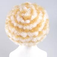 flagwigs, football wigs, fan wigs, afro wigs, mullet wigs, bob wigs, euro wigs,  premier league wigs,Real Madrid Afro Wig