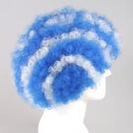 flagwigs, football wigs, fan wigs, afro wigs, mullet wigs, bob wigs, euro wigs,  premier league wigs,West Bromwich Albion Afro Wig
